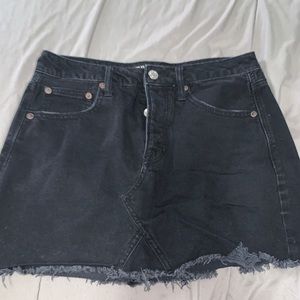 High Rise Black American Eagle Skirt